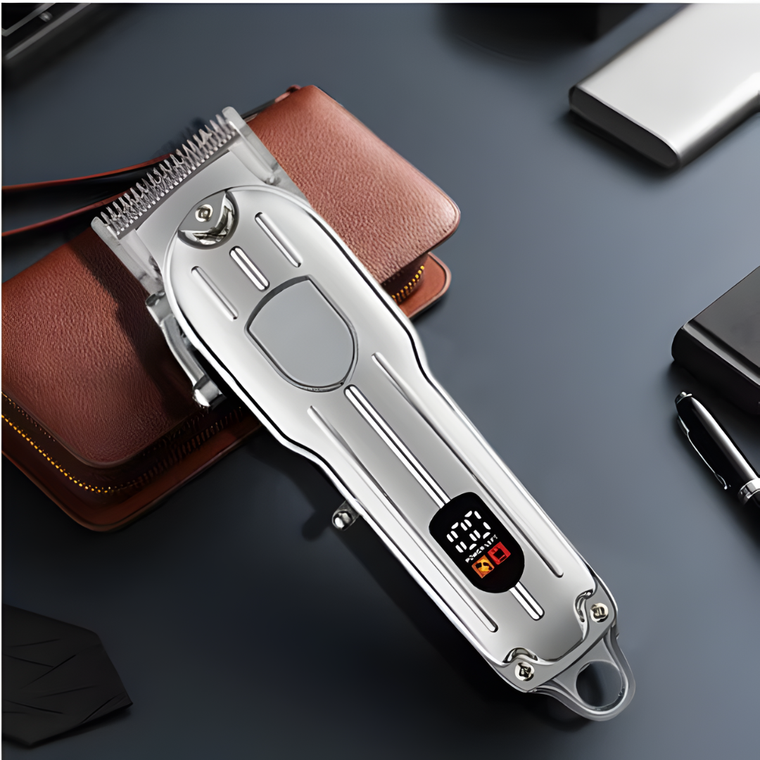 Rose® HairClipper: Digital LCD Barbermaskine Professionel Hår Klipper