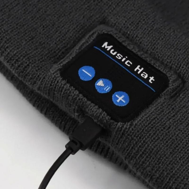 Icone™ MultiBeanie: Multifunktionel LED-Lys Og Bluetooth Varm Hue