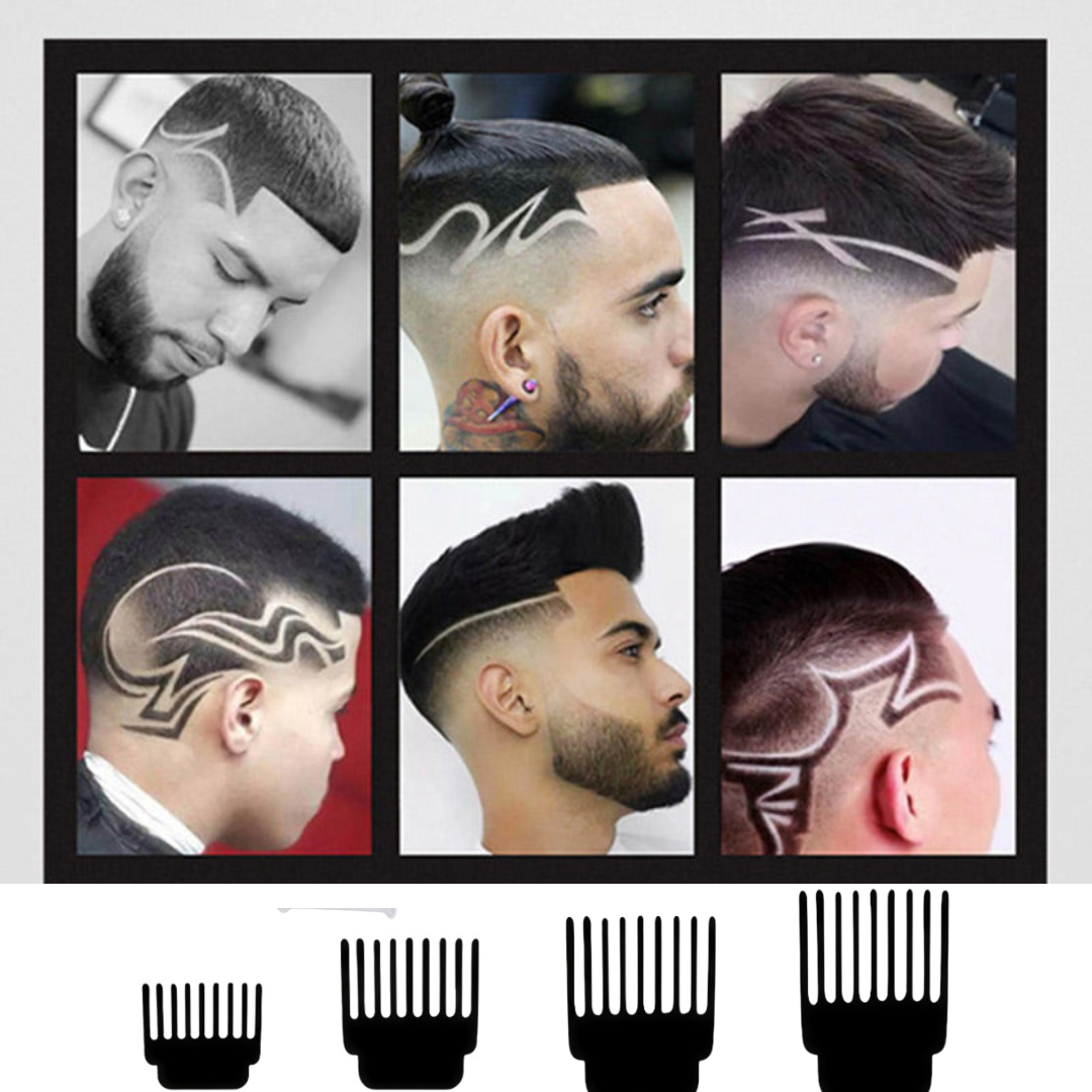 Rose® HairClipper: Digital LCD Barbermaskine Professionel Hår Klipper