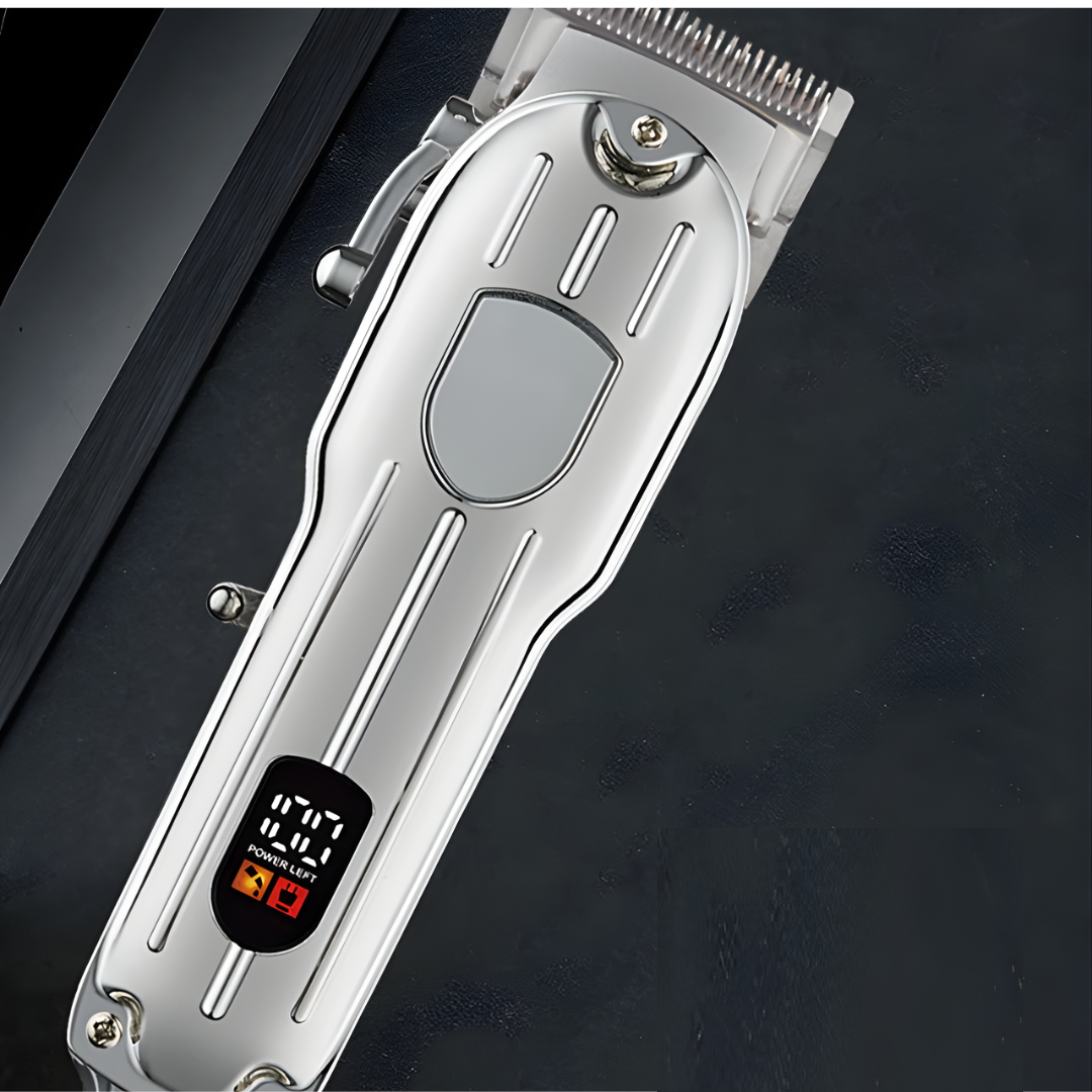Rose® HairClipper: Digital LCD Barbermaskine Professionel Hår Klipper