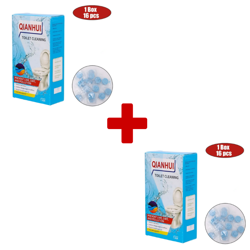 Cleaner Pro° TabletCleaner 1+1 GRATIS: Ultimate Toilet Rengøring Tablet Opløsning