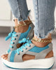 Happy™ MuffinSandals: Udskæring Blonder Op Muffin Sandaler