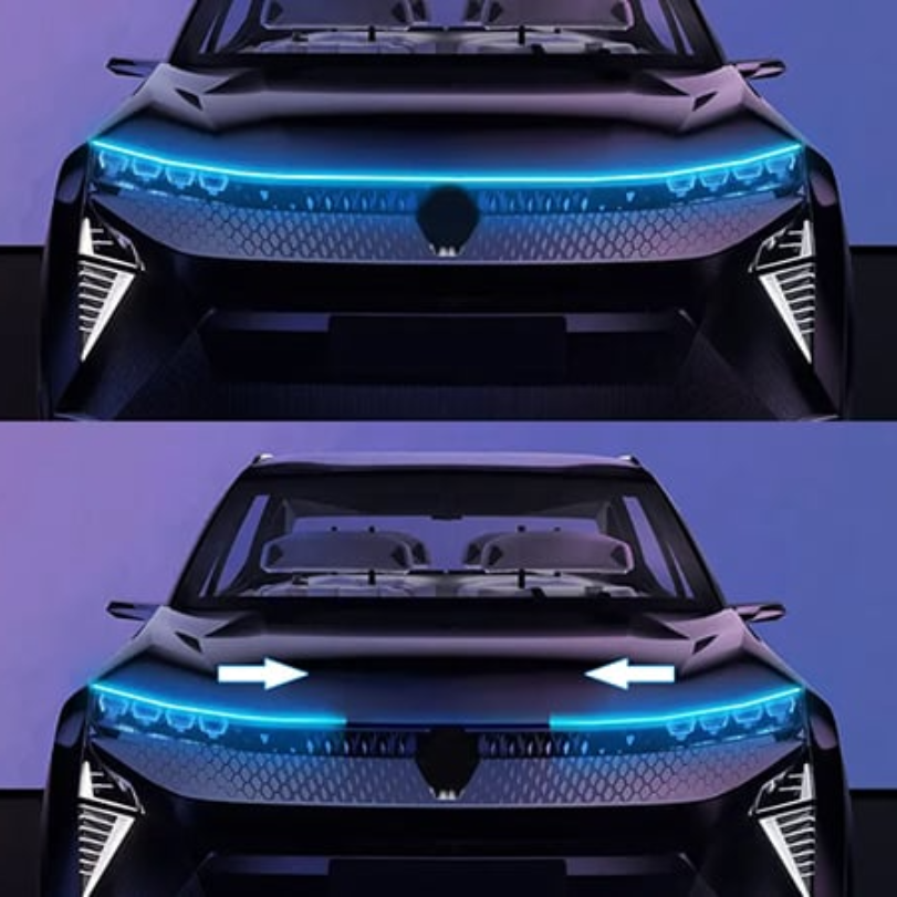 Ledsen™ CarLights - Dynamiske LED Lampe Bil Hætte 2M Strip