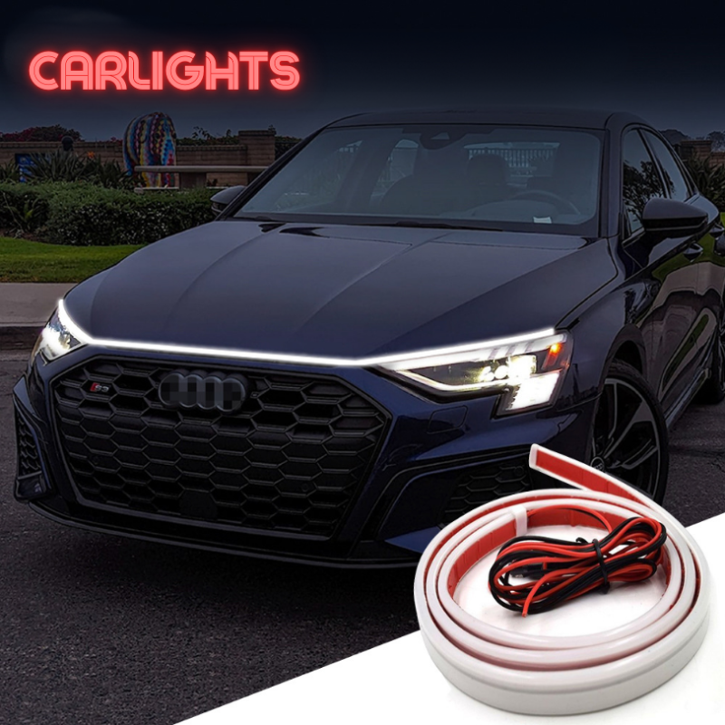 Ledsen™ CarLights - Dynamiske LED Lampe Bil Hætte 2M Strip
