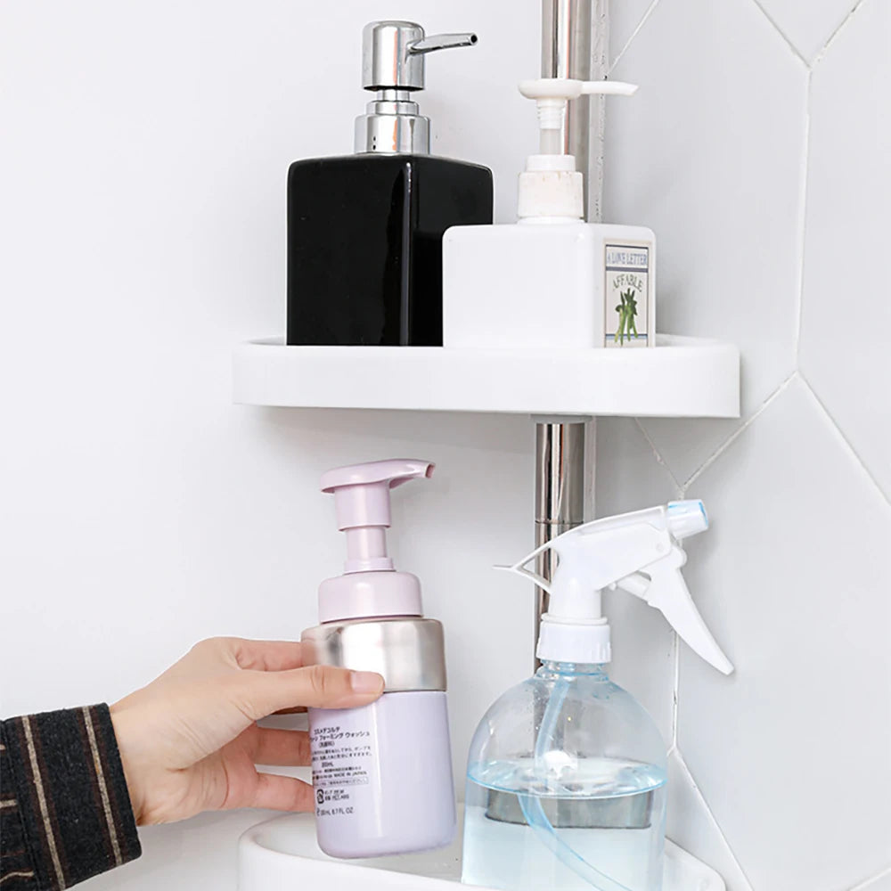 Globetrek° AdjustableRack: Udtrækkelig Badeværelses Organisator Justerbar Stativ