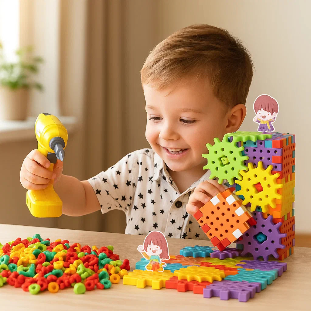 Kletshuts™ GearPuzzle: Fantastisk Interaktivt 3D Udstyr Puslespil Spil Sæt