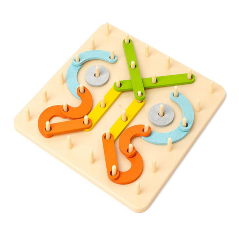 Kletshuts™ PuzzleBoard - Montessori Træ Gåde Bestyrelse Sæt