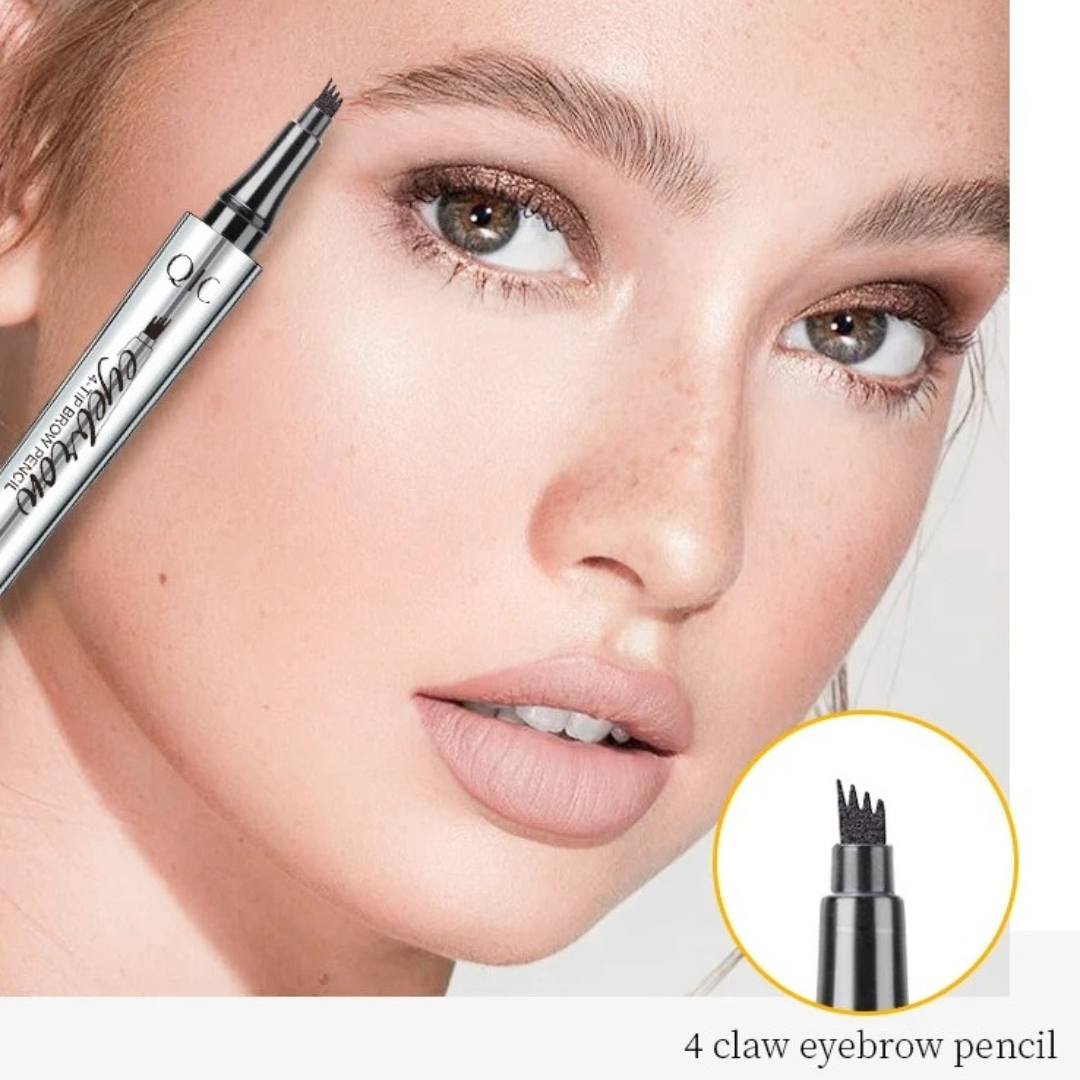 EyebrowPen 1+1 GRATIS: 3D Vandfast Mikroblading Øjenbryn Pen