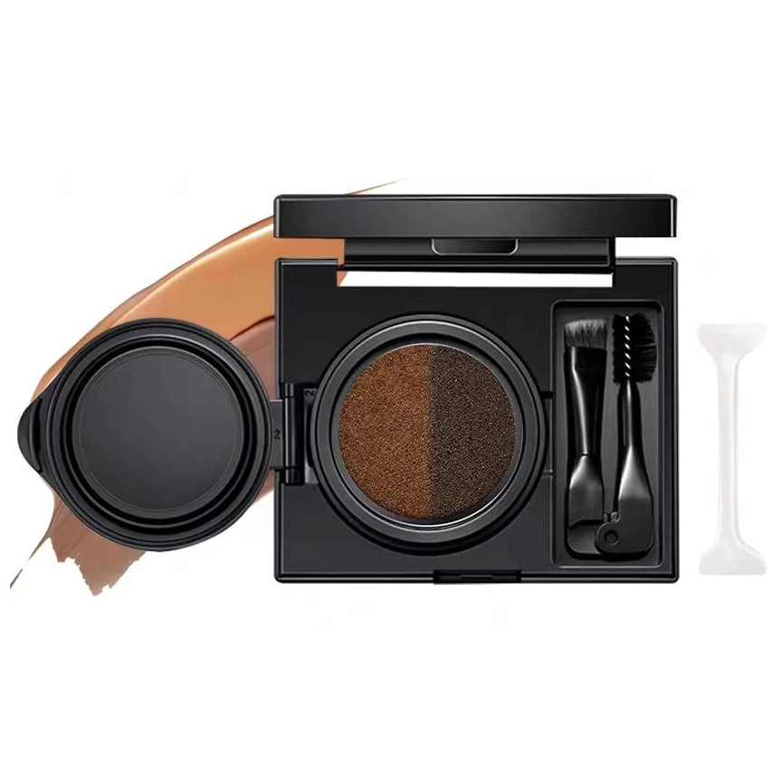 EyeStamp 1+1 GRATIS - Dobbeltfarvet Eyeliner Og Øjenbrynscreme Stempel Sæt
