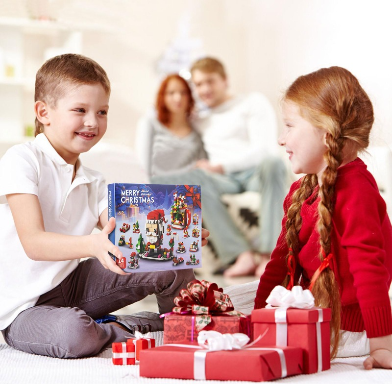 ChristmasBlocks: Jule Advents Kalender Byggeklodser Sæt