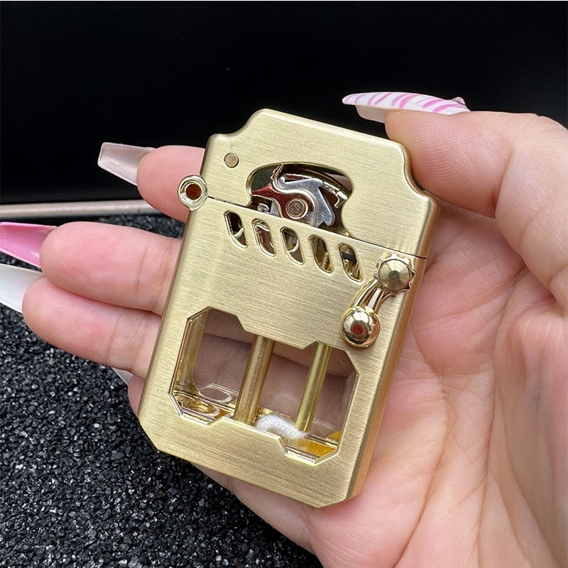PowerLighter - Kraftig, Moderne Design, Vindfast Metal Lighter
