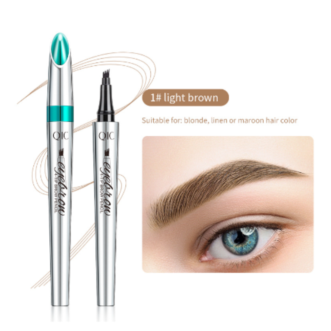 EyebrowPen 1+1 GRATIS: 3D Vandfast Mikroblading Øjenbryn Pen