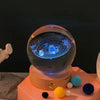 Ledsen™ CrystalBall - 3D-Solsystemkrystalkugle Med LED-Lys