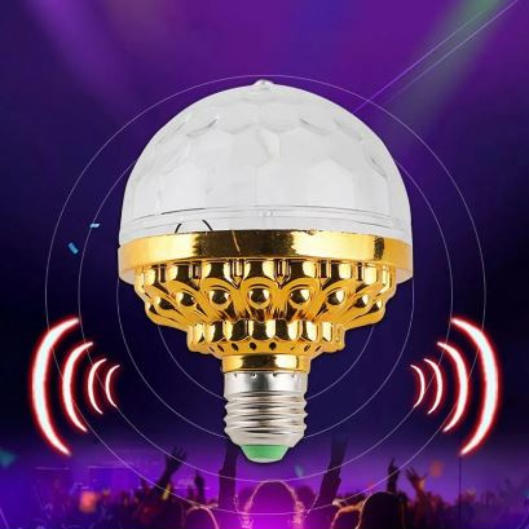 Ledsen™ DiscoBall 1+1 GRATIS: Farverig Roterende LED-Lyskugle til Disco