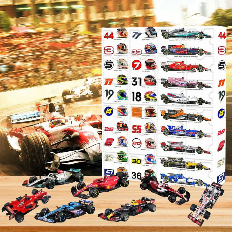 RacingCalendar - Formel 1 Racing Biler Advent Kalender