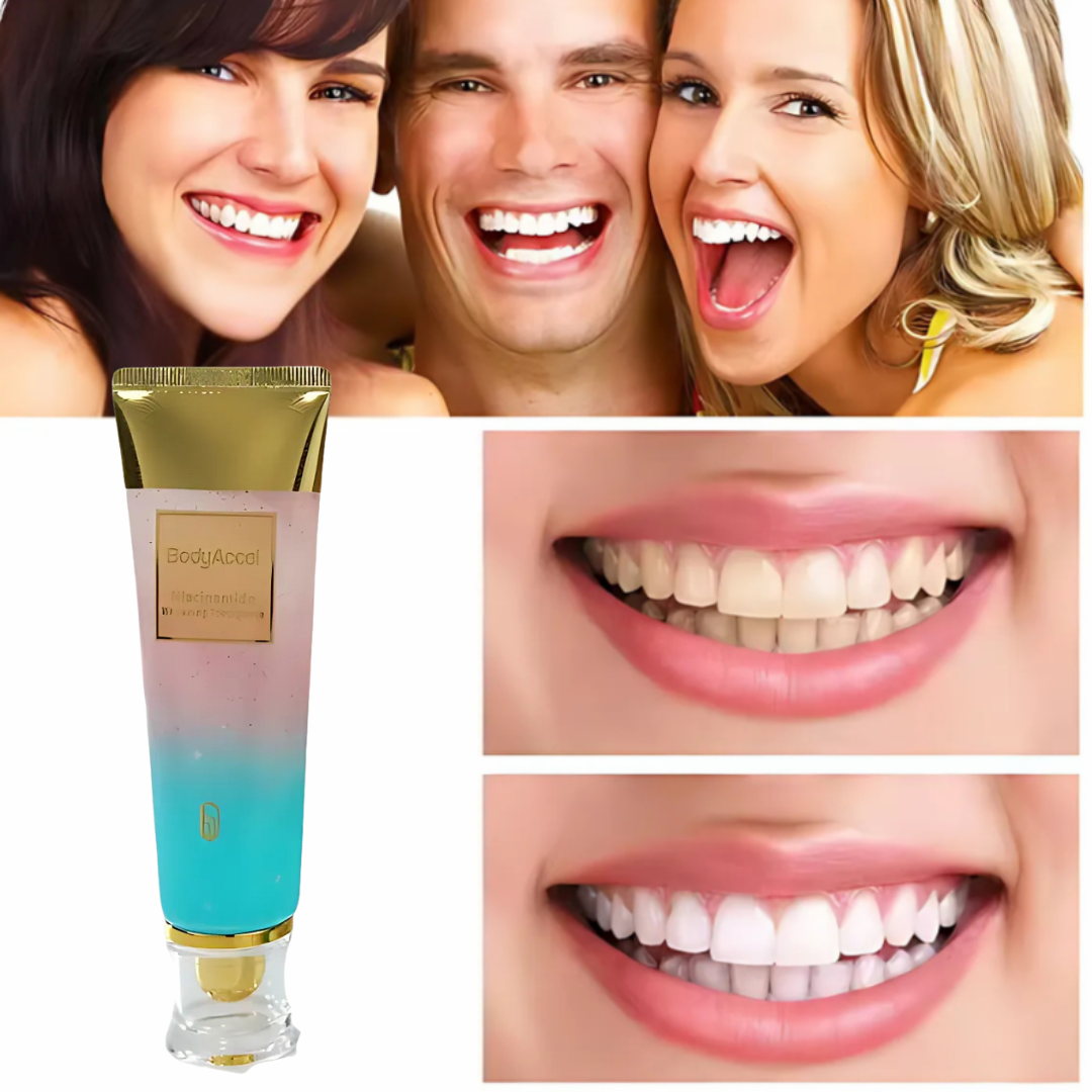 WhiteningToothpaste 1+1 GRATIS: Niacinamid-Tandpasta Til Blegning Og Fjernelse Af Pletter