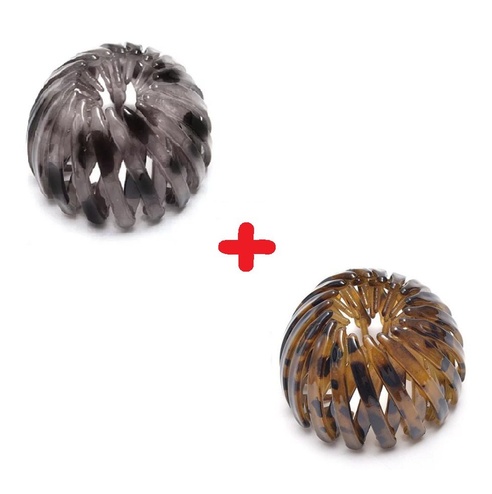 Rose® HairBun 1+1 GRATIS: Dovne Kvinder Hår Knold Holder