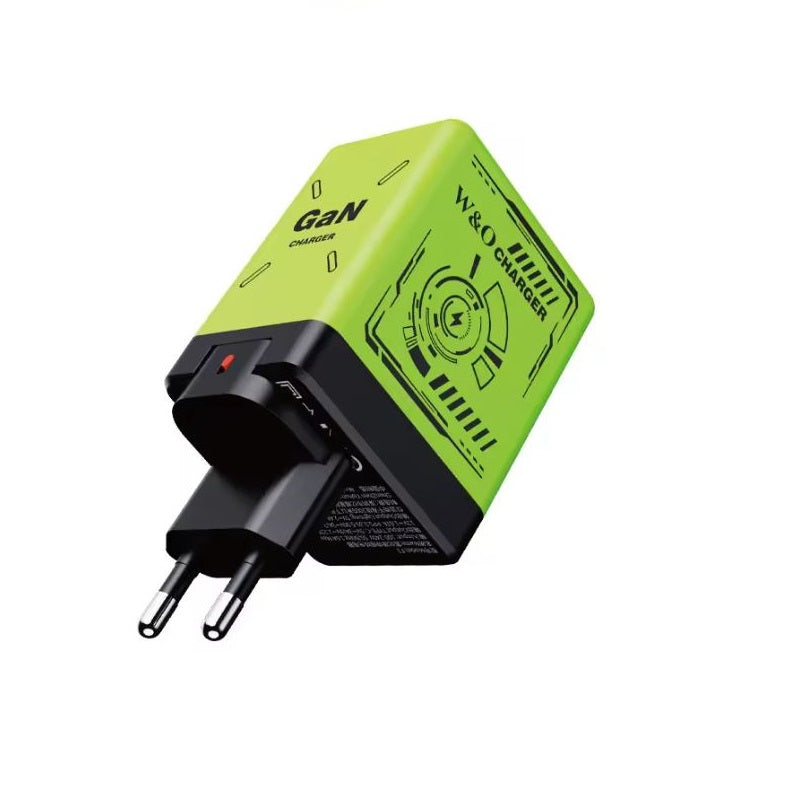 DualCharger: Hurtig Opladning Dual Indtrækkeligt Kabel Rejseoplader