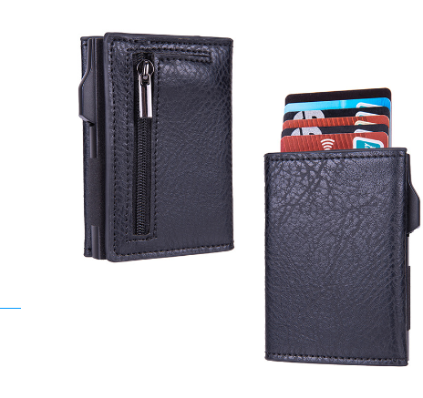 Icone™ CardHolder: Automatisk Slank Pop-up Kort Holder Og Tegnebog