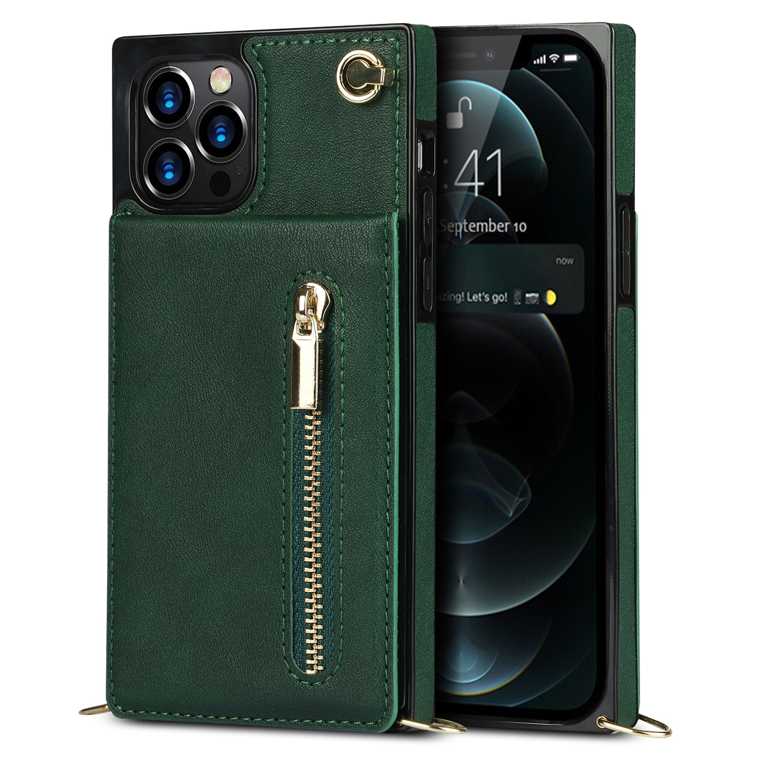 Icone™ PhoneWallet: Crossbody Telefon Etui Tegnebog Og Kortholder