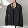 Icone™ CasualJacket: Stående Krave Casual Lynlås Jakke Til Mænd