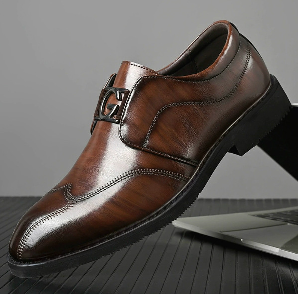 Happy™ ClassyShoes: Luksus Herre Læder Formelle Spidse Oxford Klassisk Sko
