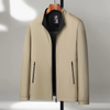 Icone™ CasualJacket: Stående Krave Casual Lynlås Jakke Til Mænd