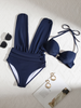 Icone™ HalterSwimsuit: V-Hals Halter Stropper Talje Formende Badedragt