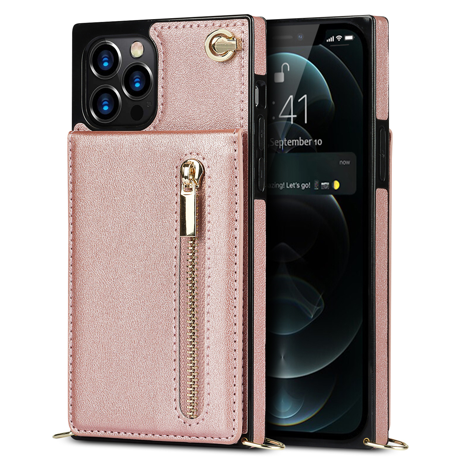 Icone™ PhoneWallet: Crossbody Telefon Etui Tegnebog Og Kortholder