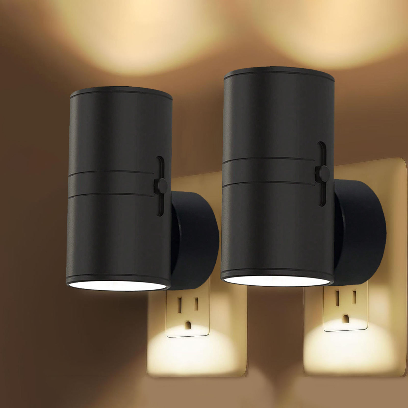Ledsen™ NightLight: Moderne Bærbar Dæmpbar Plug-In Nat Lys