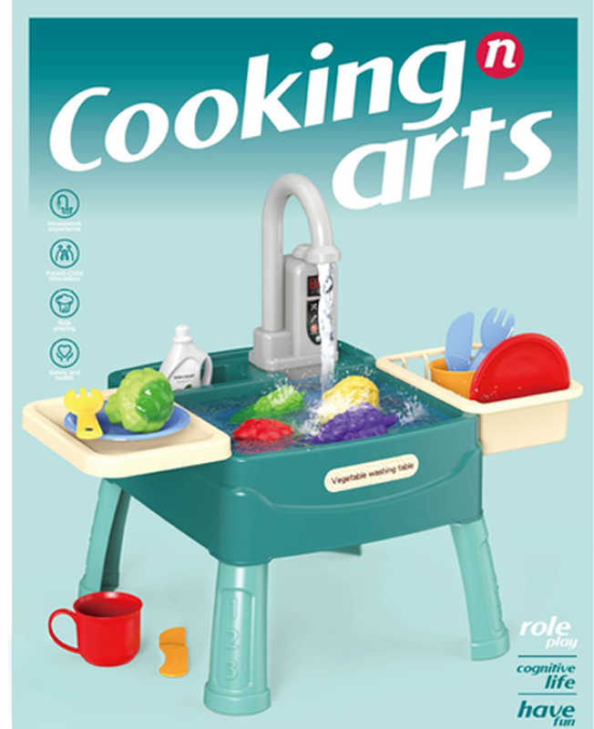 Kletshuts™ KitchenToy: Interaktiv Børn Køkken Leg Legetøj Sæt