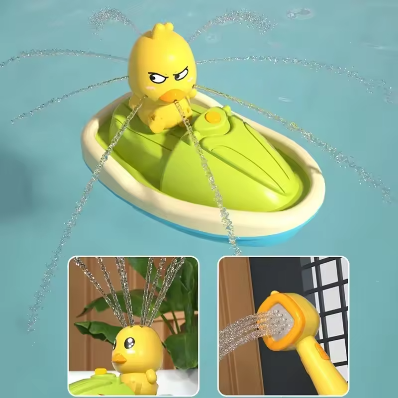 Kletshuts™ ShowerDuck: Sød Interaktiv Elektrisk And Bruser Legetøj Sæt