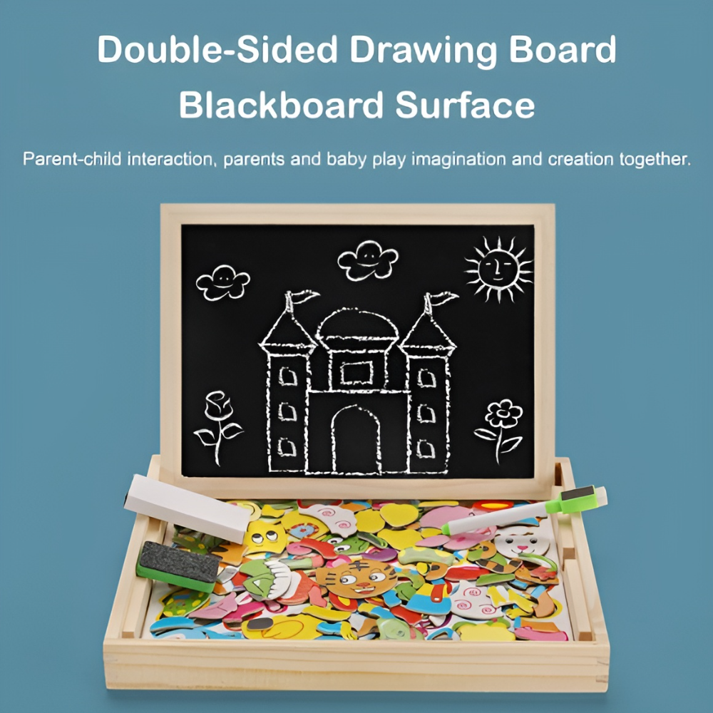 Kletshuts™ SketchBoard: Sjov Interaktiv Børn Magnetisk Skitse Tavle