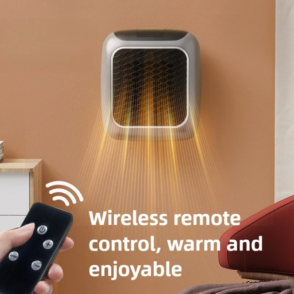 Globetrek° PortableHeater: Bærbar Energi Effektiv Plug-In Væg Monteret Varmeapparat