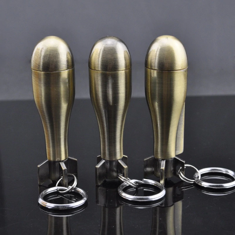 LighterKeychain 1+1 GRATIS: Premium Kvalitet Lettere Nøglering Ild Tænder