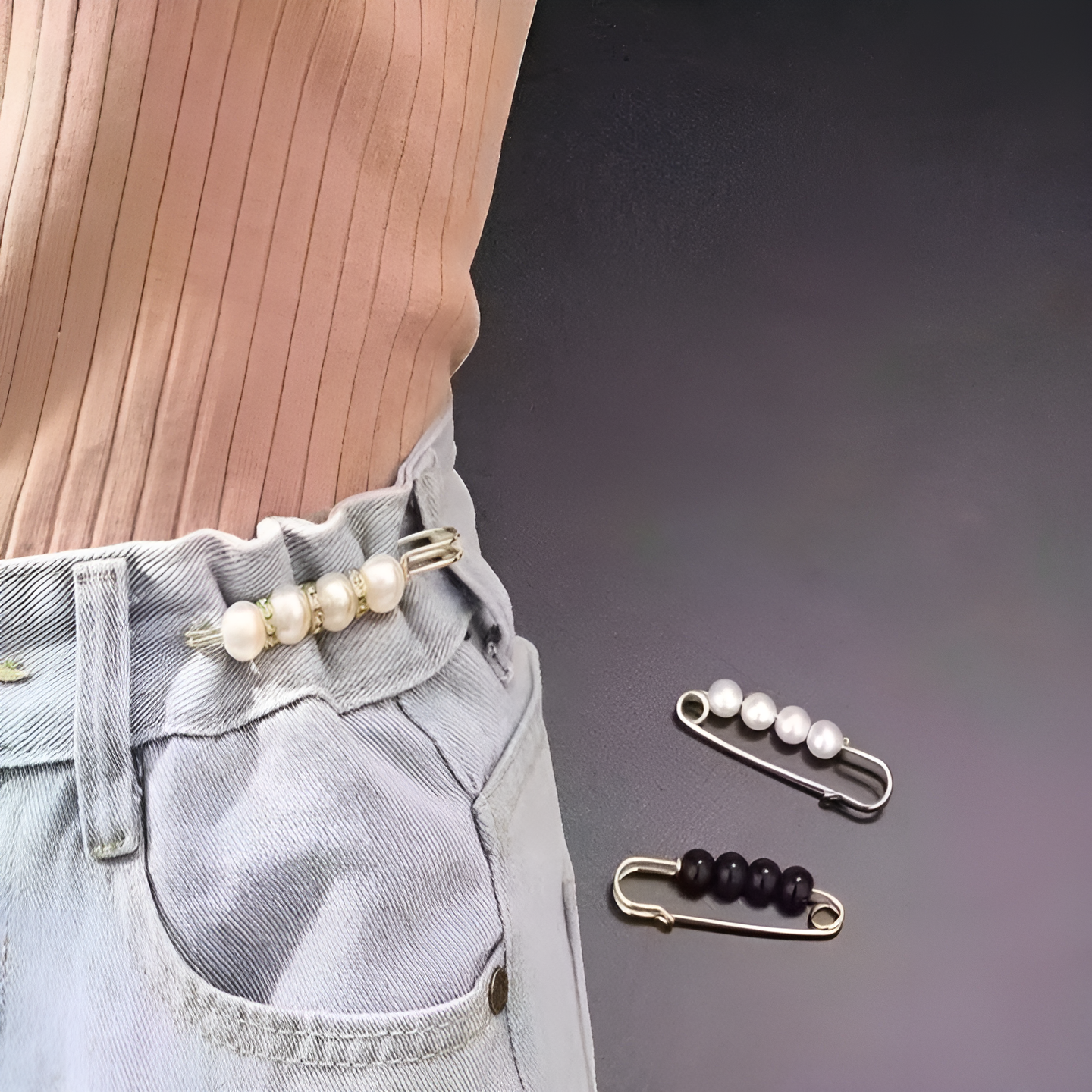 Jewelance™ BroochPin 1+1 GRATIS: Elegant Stilfuld Perle Sikkerhed Nål Brocher Sæt