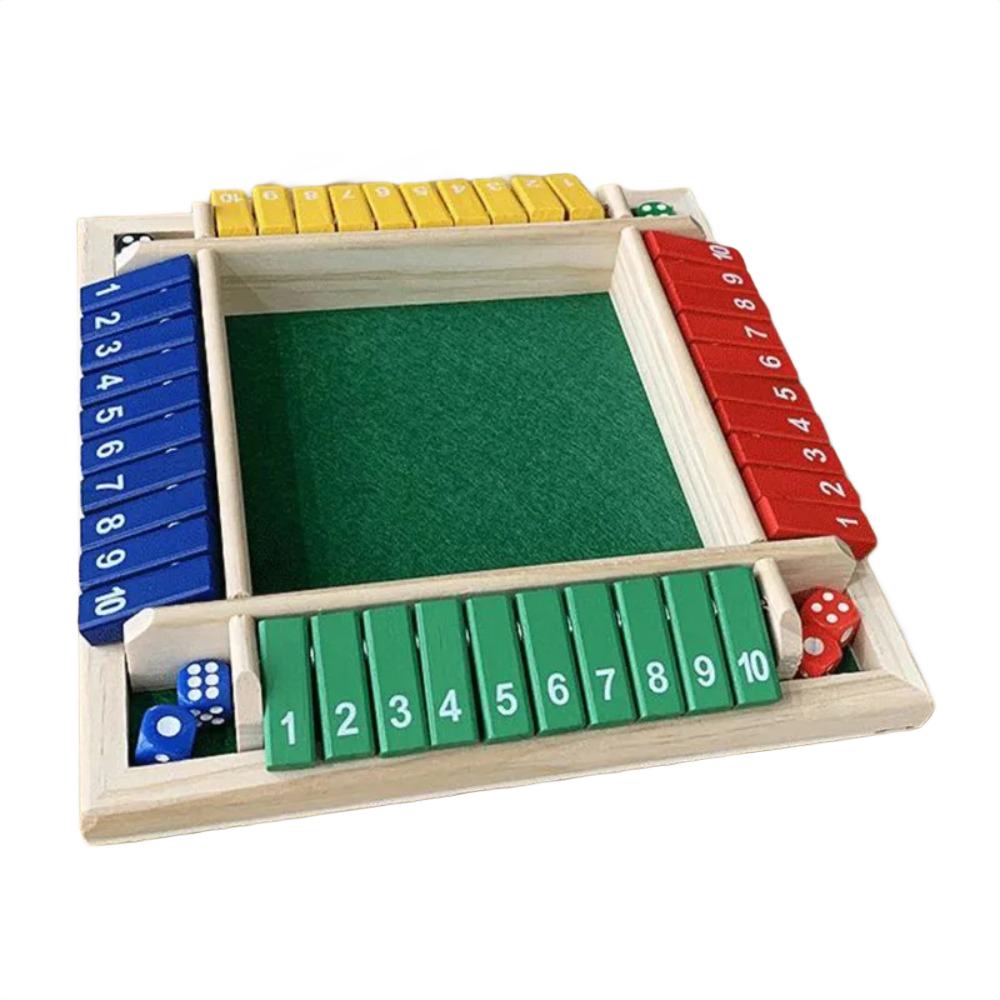 Kletshuts™ Woodys - Sjovt Interaktivt Familie Shut The Box Brætspil