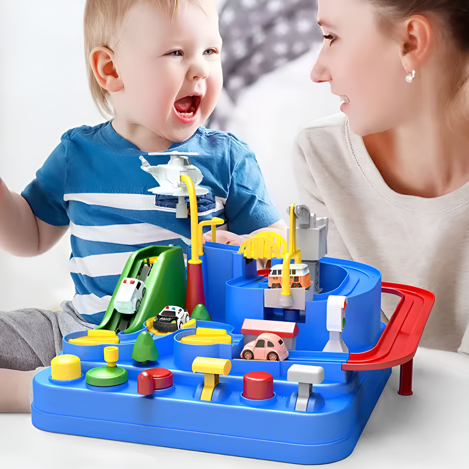 Kletshuts™ AdventureTrack: Interaktiv Pædagogisk Bil Eventyr Spor