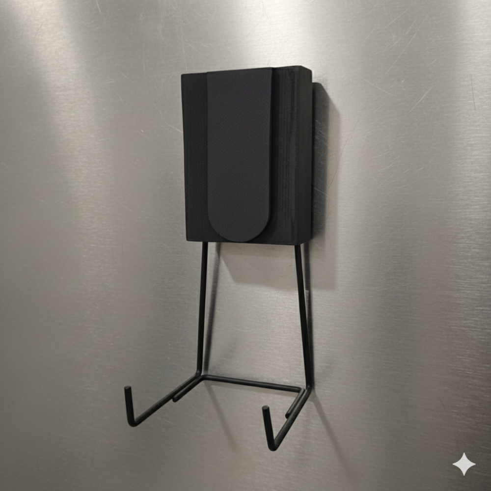 GlideHold® MagnetHook: Alsidig Tung Duty Væg Magnet Krog Holder