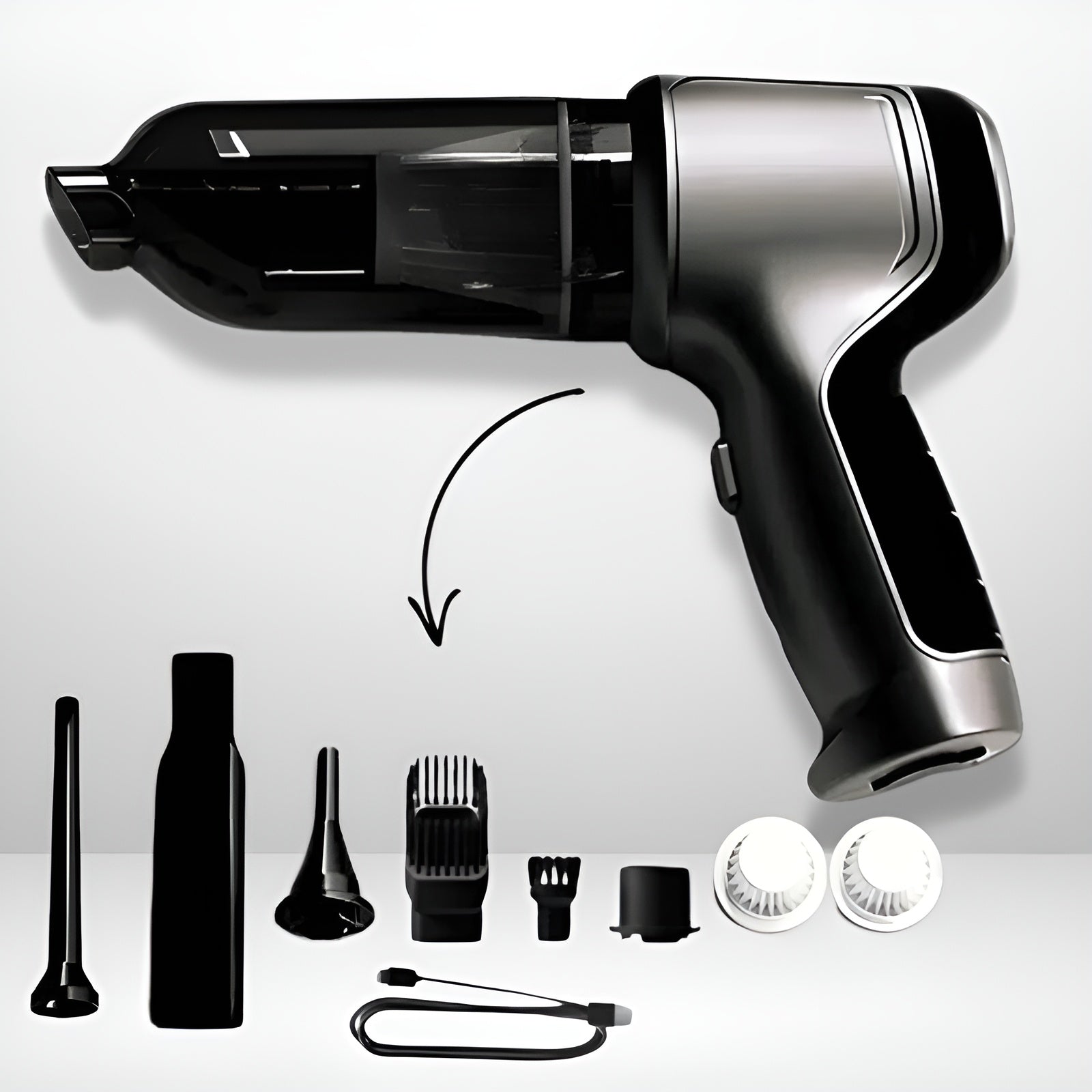 Cleaner Pro° VacuumCleaner: Bærbar Luft Blæser Og Støvsuger Renser