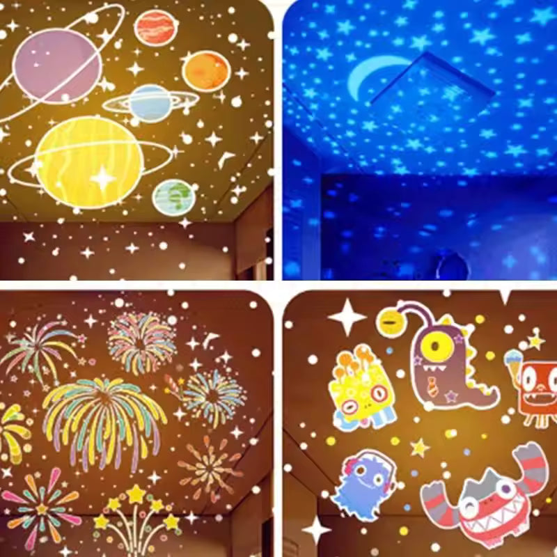 Ledsen™ MagicLight: Magisk Børns Nat Lys Projektor