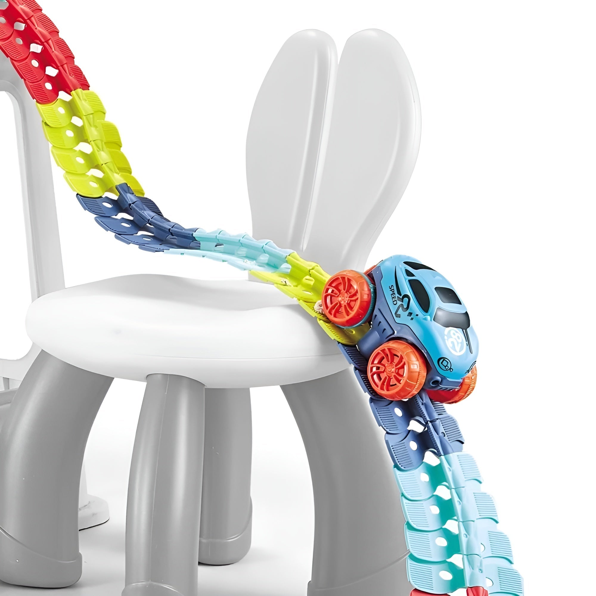 Kletshuts™ RaceTrack: Uddannelsesmæssig Sjov Kreativ Fleksibel Race Bil Bane