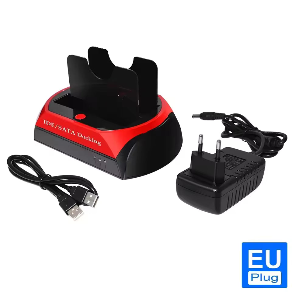 DataDock - Multifunktionel Harddisk Kortlæser Dock