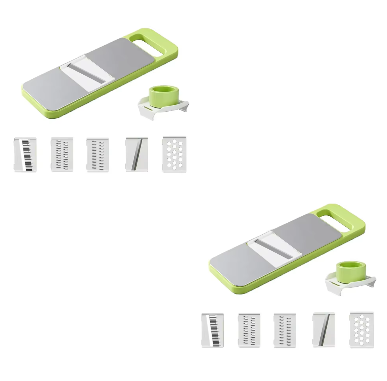 Globetrek° VeggieCutter: 5-In-1 Sikker Køkken Skæremaskine Grøntsag Skærer Sæt