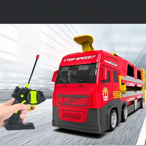 Kletshuts™ MegaTruck - Mega Hauler Truck Med Udkastning Racerbane