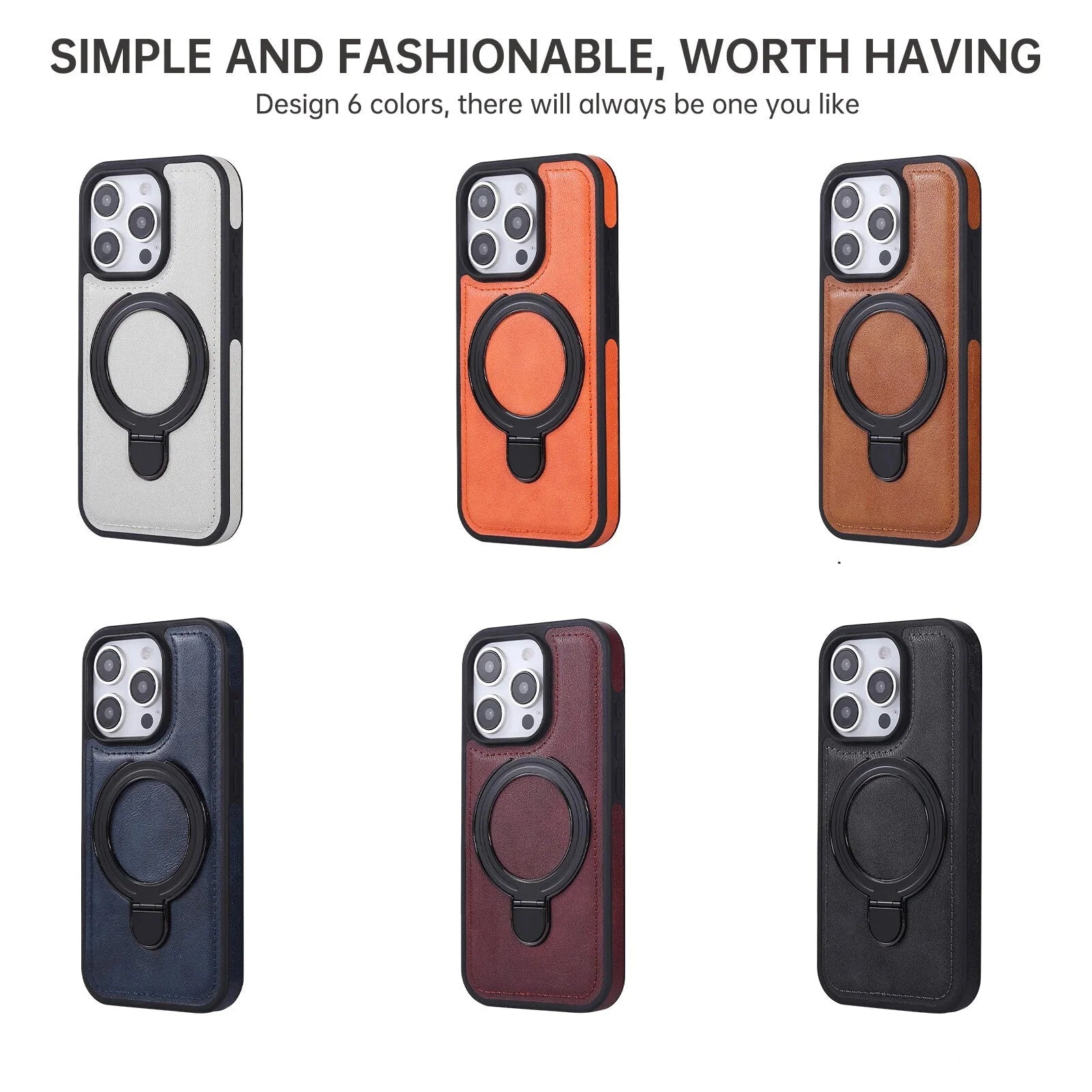 PremiumCase: Elegant Høj kvalitet Læder iPhone Præmie Etui