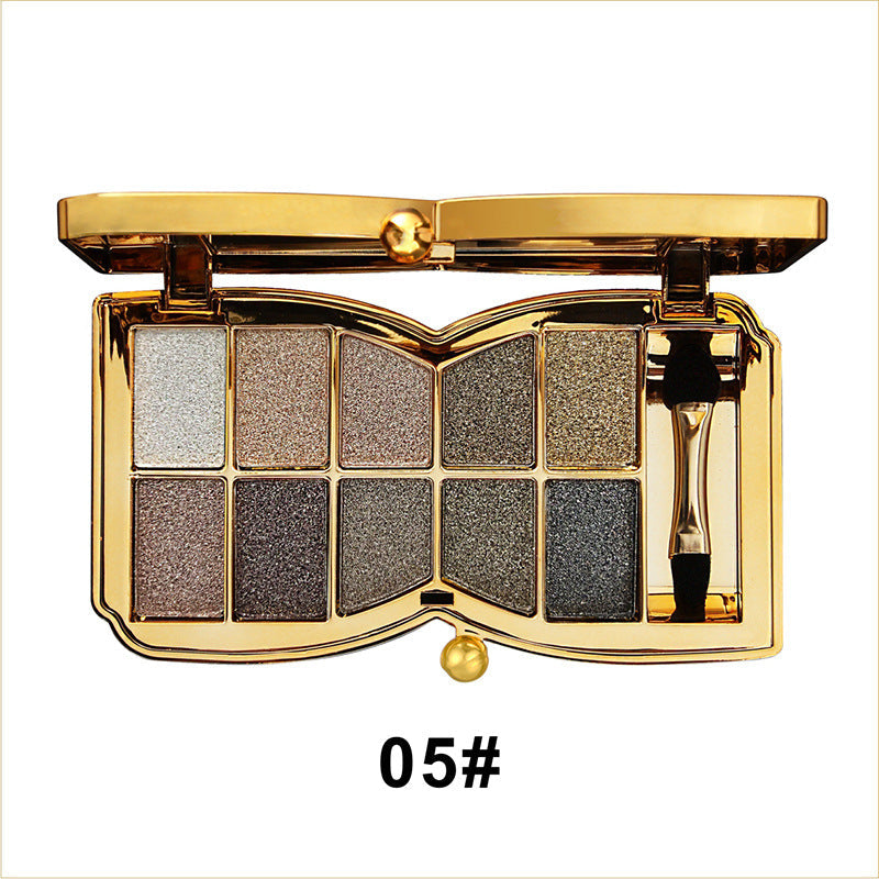 GlitterEyeshadow 1+1 GRATIS: Skinnende Glitternuance Øjenskyggepalet