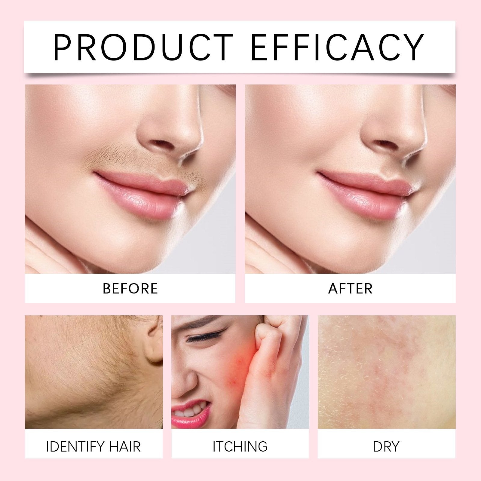HairIdentifier 1+1 GRATIS: Let At Bruge Ansigtshår Identifikator Spray Med Barbermaskiner