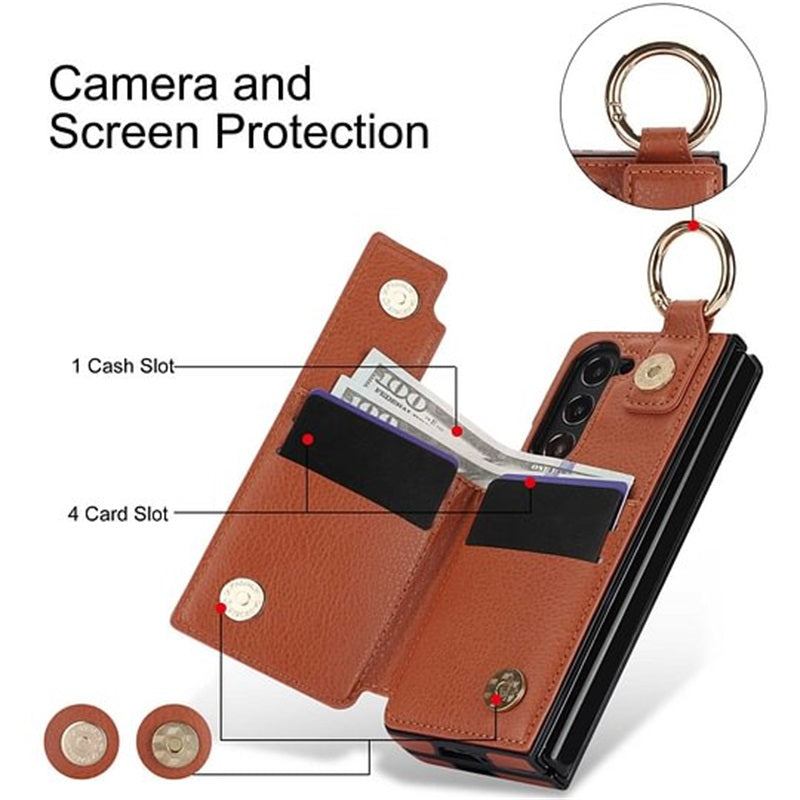 Icone™ FoldingCase: 3-i-1 Foldbart Telefon, Kort Og Pung Etui