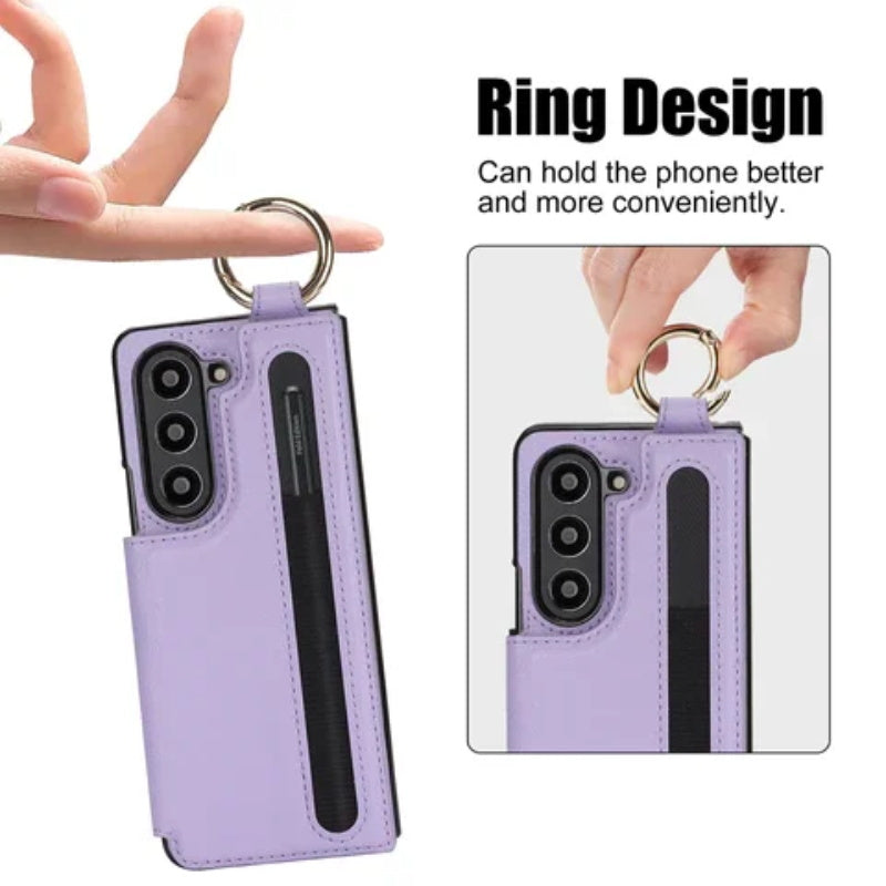 Icone™ FoldingCase: 3-i-1 Foldbart Telefon, Kort Og Pung Etui